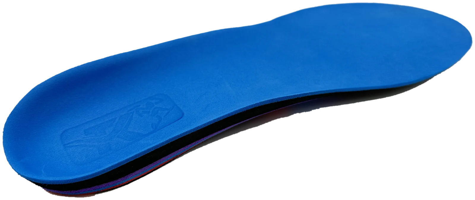 Tamir Kfir custom orthotic, side profile showing the layered engineering
