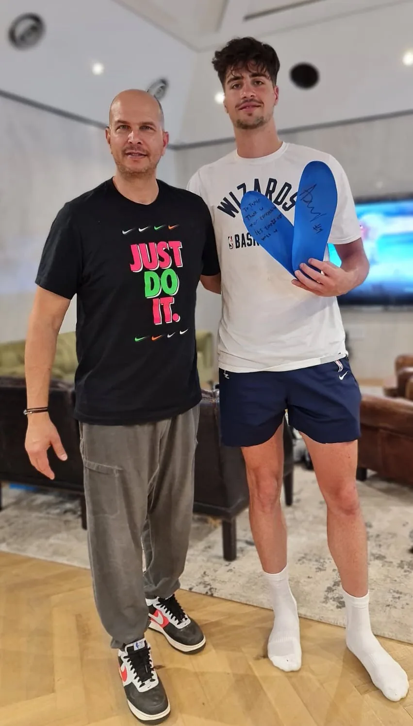 Deni Avdija with Tamir Kfir